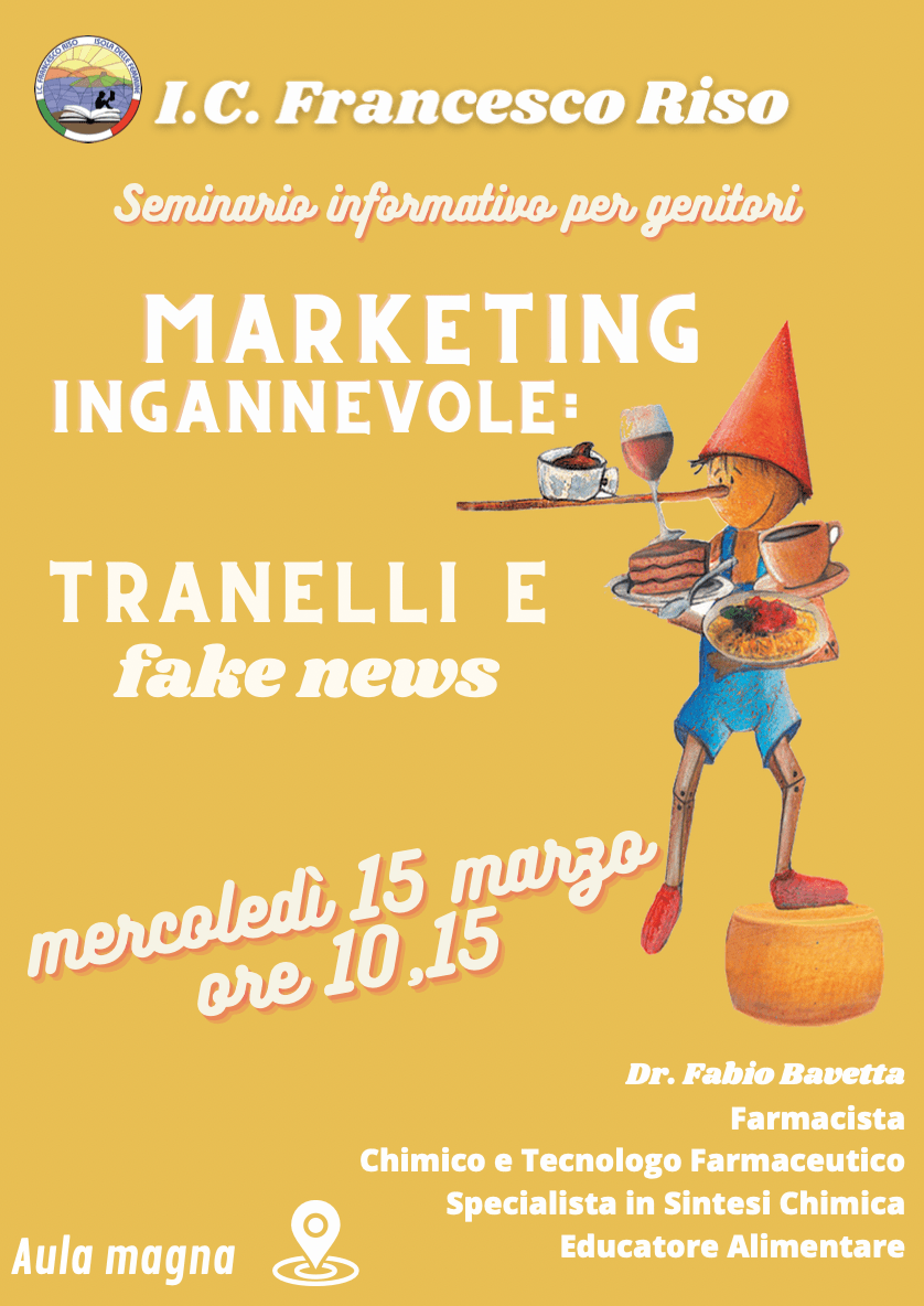 Marketing ingannevole: tranelli e fake news – seminario informativo per genitori